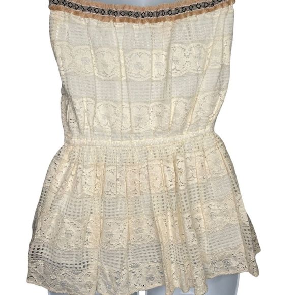 Anthropologie Verb Stretch Lace Tube Top Size XS New - Picture 8 of 8